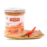 Тунець з гострим чилі в оливковій олії шматочками Callipo 170 г