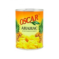 Ананас шматочками у сиропі Oscar 580 мл