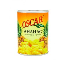 Ананас кусочками в сиропе Oscar 580 мл