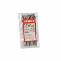 Свердло HSS по металу 3.2х65 мм (10 шт) Зенит