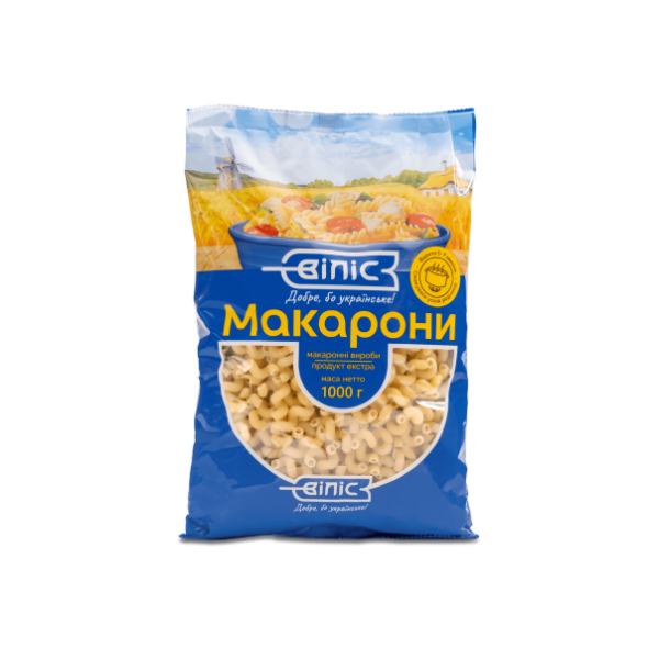 Макаронные изделия Рожки витые ВИЛИС 1 кг