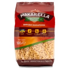 Макаронные изделия Рожки №7 MAKARELLА 500 г