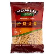 Макаронні вироби Спіральки MAKARELLА 500 г