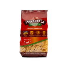 Макаронные изделия Трубочка рифленая MAKARELLА 1 кг
