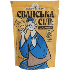 Сіль морська Salute di Mare Сванська сіль духмяна харчова з добавками прянощів 100 г