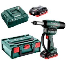 Акумуляторний заклепувальний пістолет Metabo NMP 18 LTX BL M10, 2 акб LiHD 18V 4 Ah, з/п в MetaBOX 145 M