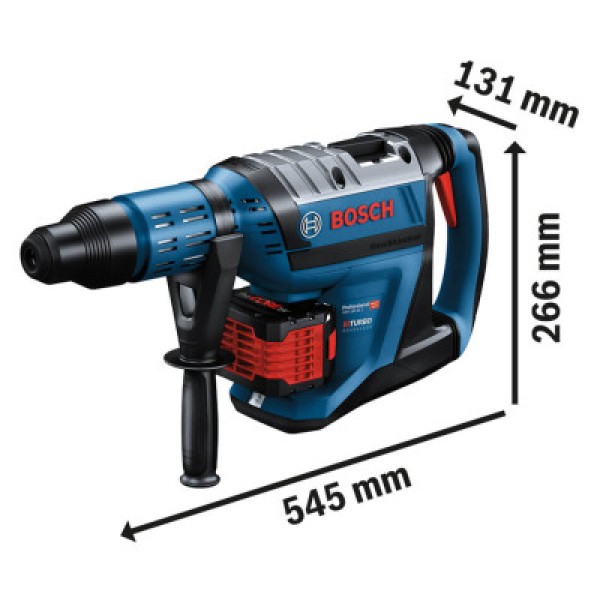 Акумуляторний перфоратор Bosch Professional GBH 18V-45 C у валізі, без акб і з/п