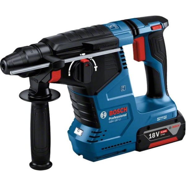 Аккумуляторный перфоратор Bosch GBH 187-LI Professional, 2 акб GBA 18V 5.0Ah і зп