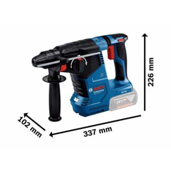 Аккумуляторный перфоратор Bosch GBH 187-LI Professional, 2 акб GBA 18V 5.0Ah і зп