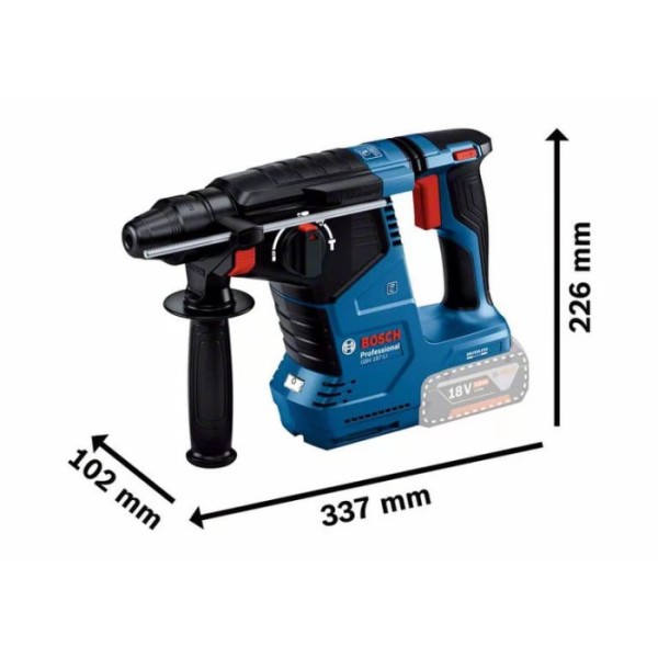 Аккумуляторный перфоратор Bosch GBH 187-LI Professional, 2 акб GBA 18V 5.0Ah і зп