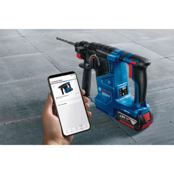 Аккумуляторный перфоратор Bosch GBH 187-LI Professional, 2 акб GBA 18V 5.0Ah і зп
