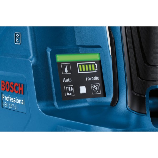Аккумуляторный перфоратор Bosch GBH 187-LI Professional, 2 акб GBA 18V 5.0Ah і зп