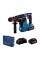 Акумуляторний перфоратор Bosch GBH 187-LI Professional, 1 патрон, 2 акб GBA 18V 5.0Ah, з/п GAL 1880 CV