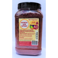 Пигмент для бетона Кортекс вишнёвый 500 г