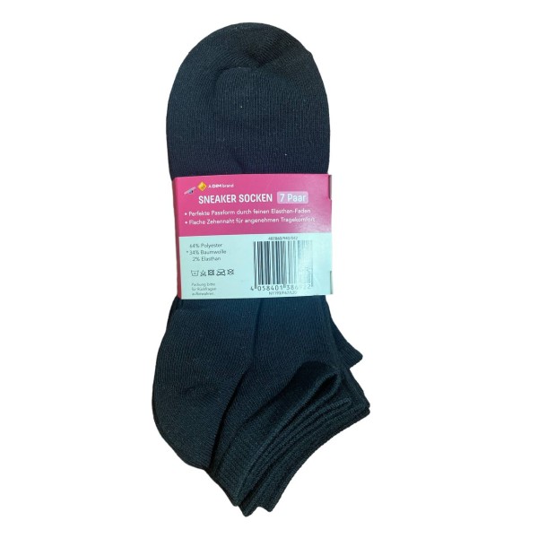 Женские носки Nur Die 487860 7 пар р. 39-42 Черный