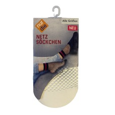 Жіночі шкарпетки Nur Die в сіточку One Size Білий (615873)