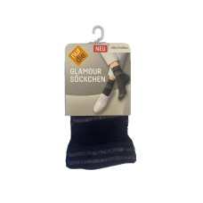 Жіночі шкарпетки Nur Die Glamour One Size Синій/Люрекс (611127)