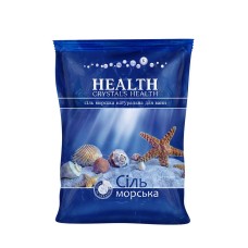 Сіль морська натуральна для ванни Crystals Health 500 г