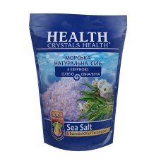 Сіль морська натуральна для ванни "Евкаліпт" Crystals Health 500 г