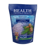Соль морская натуральная для ванны "Сосна" Crystals Health 500 г