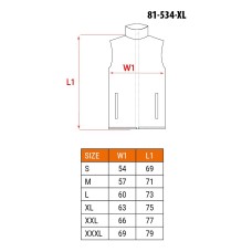 Жилет утепленный PREMIUM, размер XL