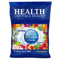 Соль морская для ванны с пеной "Flowering" Crystals Health 600 г