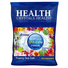 Сіль морська для ванни з піною "Flowering" Crystals Health 600 г