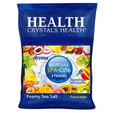 Сіль морська для ванни з піною "Tropical" Crystals Health 600 г