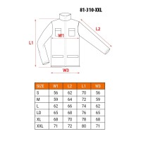 Куртка робоча 2 в 1, pозмір XXL/58 NEO TOOLS
