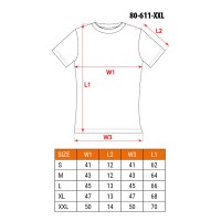 Футболка женская бордовая, размер XXL NEO TOOLS