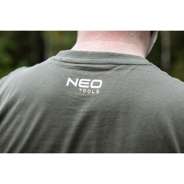 Футболка з довгим рукавом CAMO оливкова, розмір S NEO TOOLS