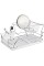 Сушилка для посуды Tekno-tel KB009 двухуровневая Хром