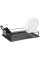 Сушарка для посуду Tekno-tel KB006 однорівнева 33х48х12 см Чорна