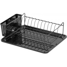 Сушарка для посуду Tekno-tel КВ014 металева 39х30х13 см чорна