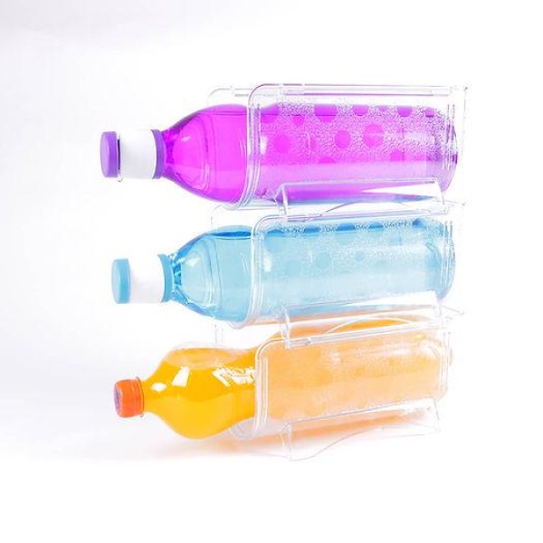Органайзер для холодильника під пляшку Omak Plastik Deco Bella пластик 204x113x105 мм