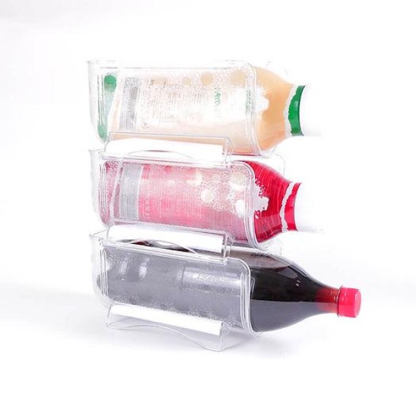 Органайзер для холодильника під пляшку Omak Plastik Deco Bella пластик 204x113x105 мм