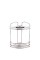 Угловая двухуровневая полка для ванны Tekno-tel BK082SS хром