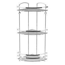 Полка угловая трехъярусная TEKNO-TEL LM009H 14x26x62 см хром