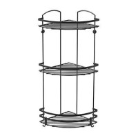 Полиця кутова триярусна TEKNO-TEL LM009BM 14x26x62 см чорний