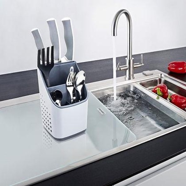 Підставка для столових приборів OMAK Plastik Deco Bella 50840 13x13x23 см