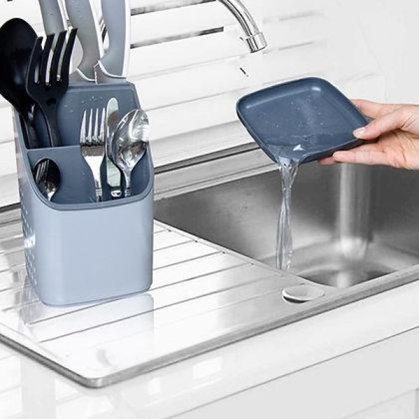 Підставка для столових приборів OMAK Plastik Deco Bella 50840 13x13x23 см