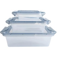 Набір контейнерів для зберігання Omak Plastik 81110 400/1000/2000 мл