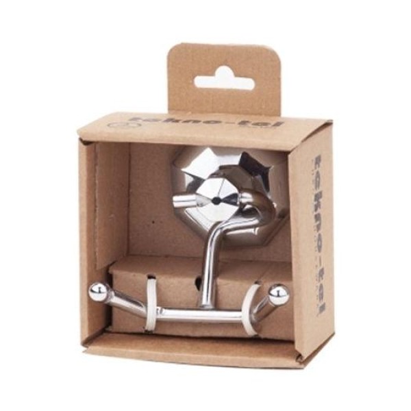 Крючок двойной TEKNO-TEL Petek MG236P хром