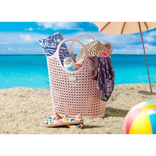 Сумка пластиковая Sakarya Plastik 8409 25 л 40х41х19 см Розовая