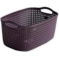 Корзина для белья Sakarya Plastik 8010 35 л сливовая
