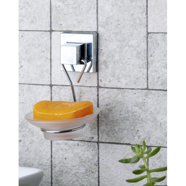 Мыльница Tekno-Tel EF266-К самоклеющийся хром