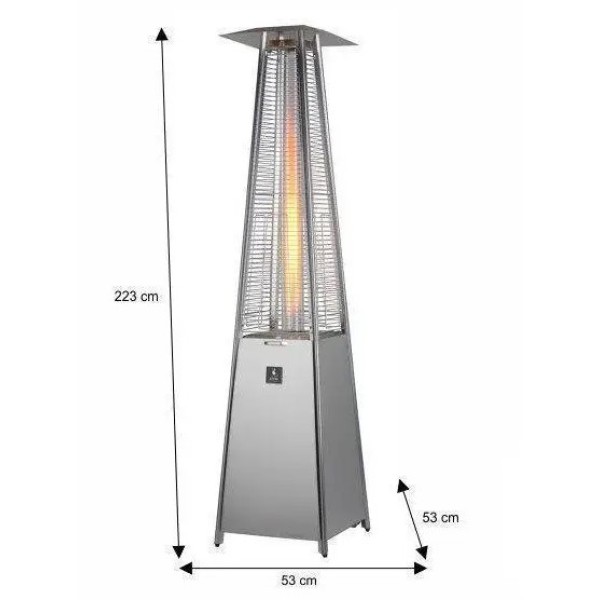 Уличный газовый обогреватель Activa Pyramide Cheops, 10,5 кВт