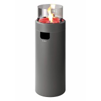 Уличный газовый камин Enders NOVA LED L GREY, 2.5 кВт