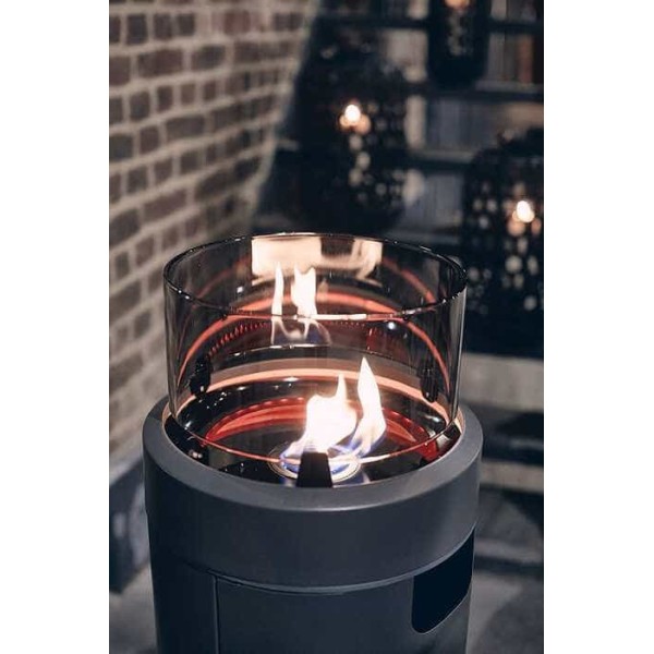 Уличный газовый камин Enders NOVA LED L GREY, 2.5 кВт