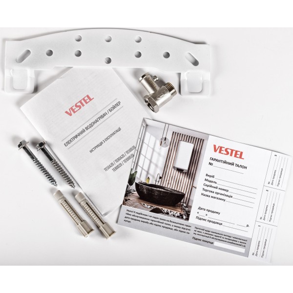 Бойлер VESTEL TE80D20 циліндричний 80 л